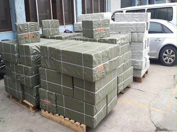 靖江固安發貨篇—發往廣州的1000張防暴盾牌順利發貨！