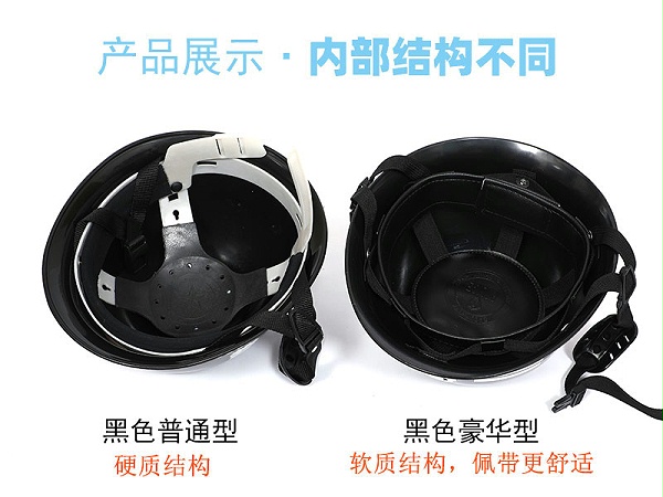 黑色勤務盔